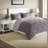 Reversible Grey Bedding Sets, 3m Scotchgard Polyester, Cozy Home Style