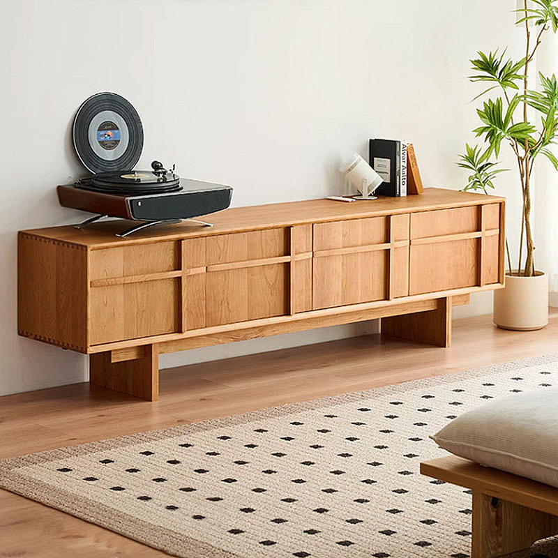Meuble télé avec meuble de rangement Modern, H 21,65 po x L 78,74 po x l 15,75 po