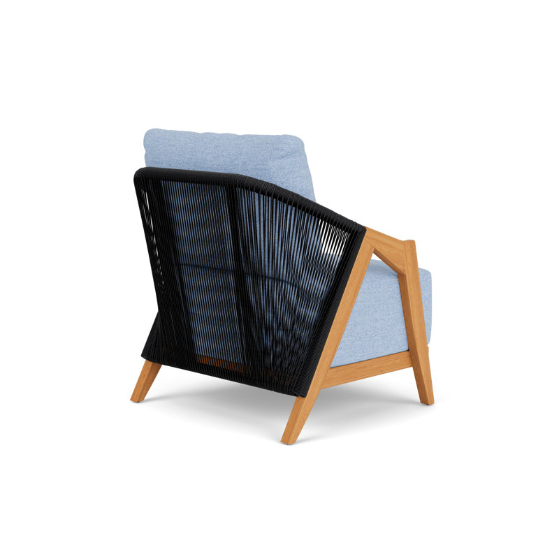 Alpine Outdoor Teak Lounge Chair, Demo Skyway