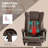 Home Office  24.5 Inch Wide High Back Massage Office Chair, Reclining Brown-Toned Polyester Fabric with Retractable Footrest-495904984