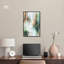 Art mural émeraude sur toile pastel doré par Art Remedy-105528172-105528177
