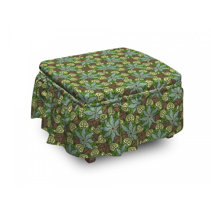 Housse pour repose-pieds mandala