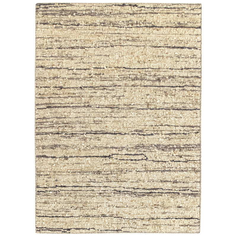 Plemmons Solid Colour Hand Woven Area Rug, Rectangle 200 x 290cm