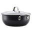 Anolon X Hybrid Cookware Nonstick Aluminum Nonstick Casserole Pan With Lid, 4-Quart