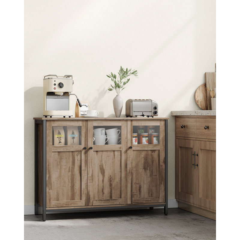 Adisynne 100cm Sideboard, Brown/Black