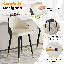 Tabouret de bar rembourré avec structure en métal (ensemble de 2 tabourets de bar)-153815763