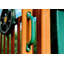 2pc Plastic Safety Handle for Swing Sets, Green
