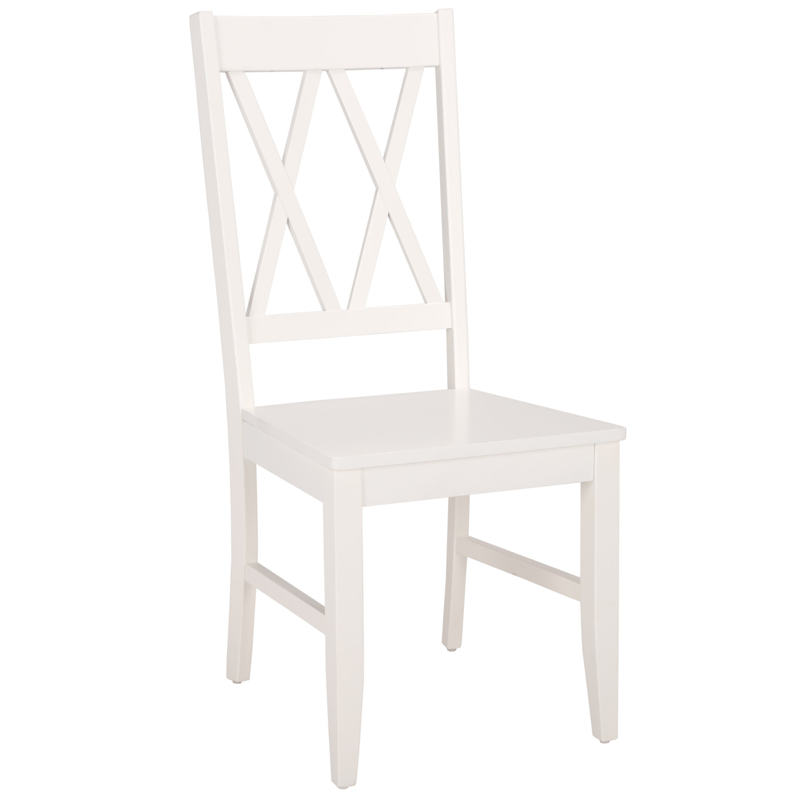 Yelena Double X-Back Side Chair, White