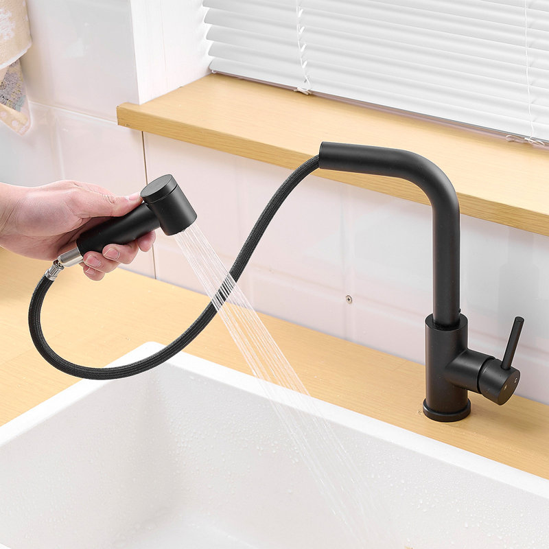 Robinet de lavabo, robinets de cuisine avec douchette extractible, robinet de préparation de mini-bar pour salle de bain