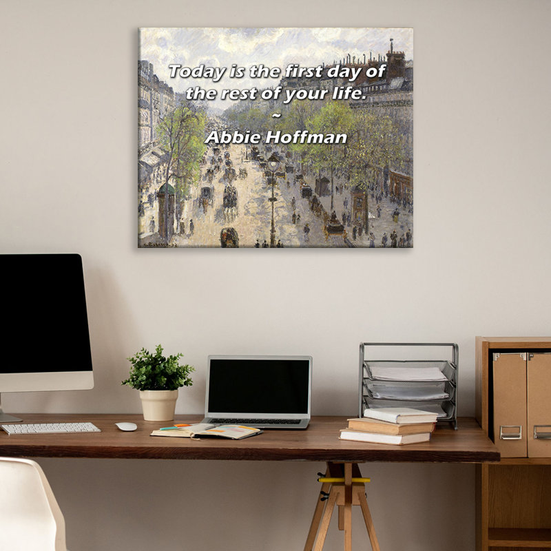 Astoria Grand Gallery Wrapped Canvas By Ron Livingston: "It’s not that I’m lazy, it’s that I just don, 17" H x 24" W