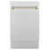ZLINE Autograph Edition 18 in. Tallac Series Dishwasher in Satin Stainless Steel W/ Handle