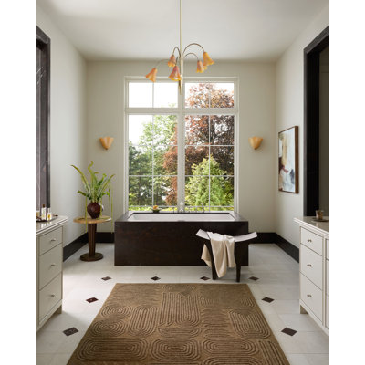 Tapis moka / cacao Brigette Romanek Madi