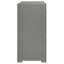 Commode 6 tiroirs grise ultrabrillante-78003266