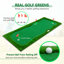 Tapis de golf 5 pieds avec gazon de haute qualité, 3 trous, 3 drapeaux et tasses-113420900