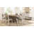 Marielle Wood Furniture Dining Collection – 9 Piece Rope Based Expandable Dining Set w/ Toffee Table & Rope Back Chairs-111080617