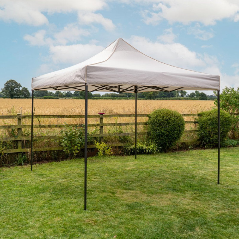 Charetta 3m x 3m Steel Vault, Beige