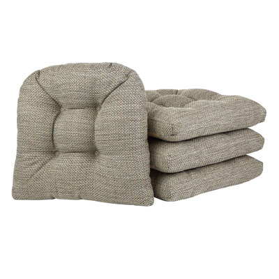 Non-Slip Dining Room And Kitchen Seat Cushions, 15 X 15 X 3 Inches