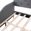 Lit plateforme tapissier Charletta