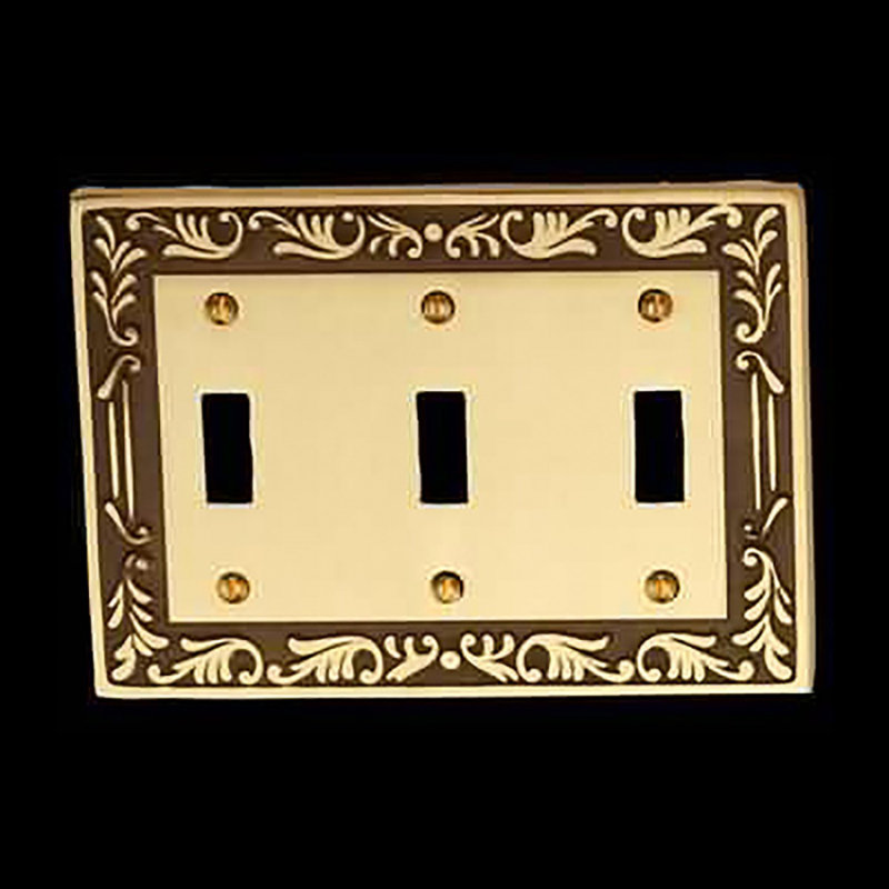 Victorian 3-Gang Triple Toggle Wall Plate