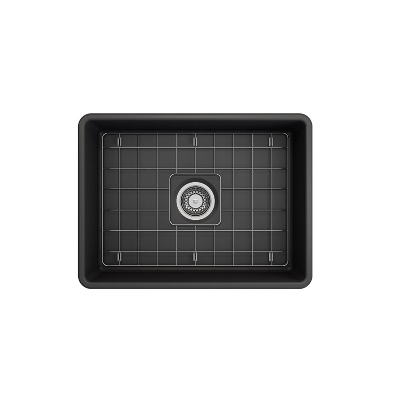 24'' L Kitchen Sink, Matte Dark Gray