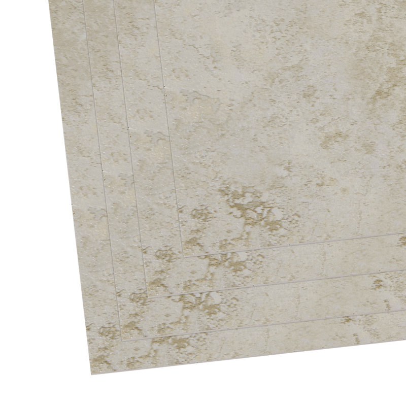30Pcs Self-adhesive PVC Flooring Tiles Set, Beige