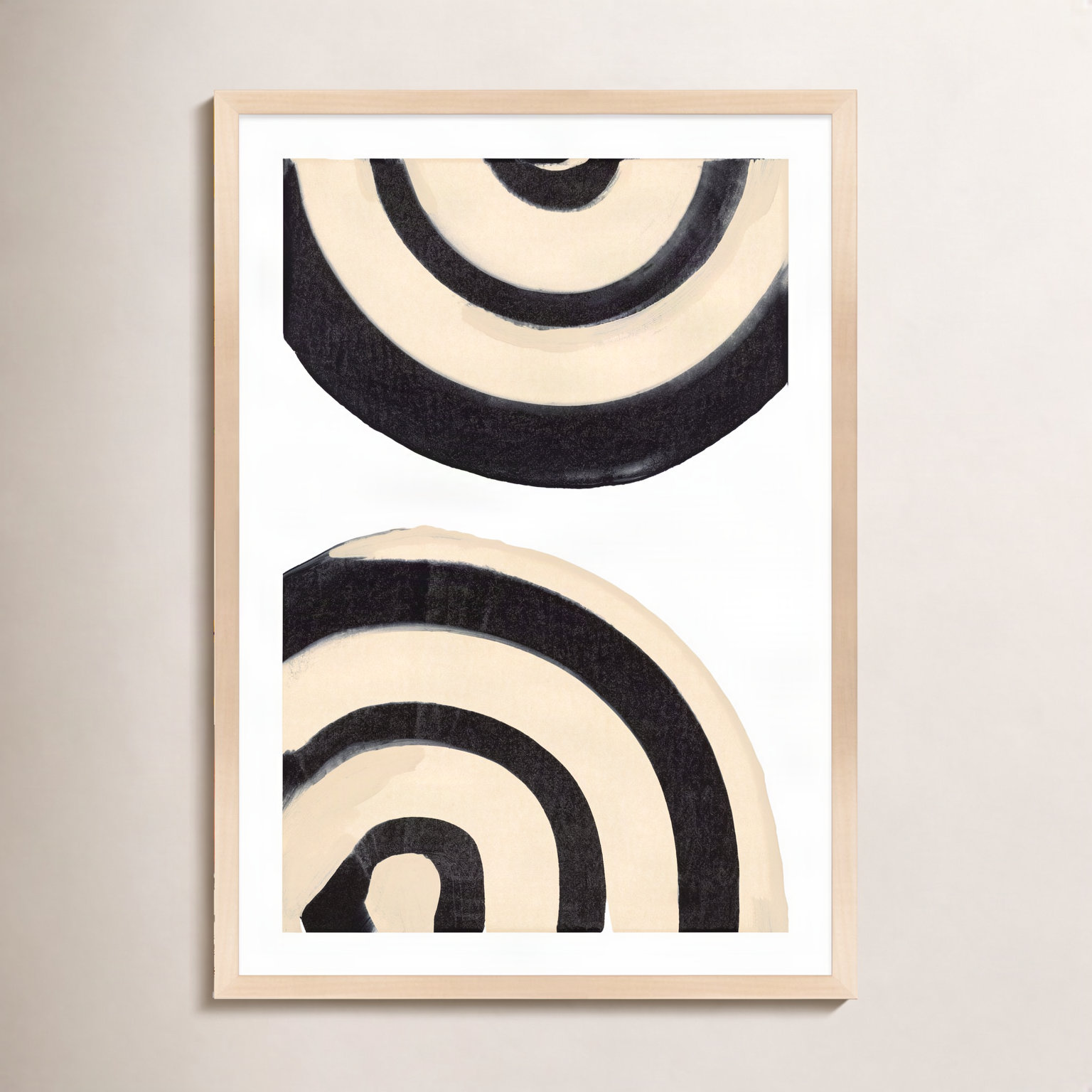 Passages "Passages 2" Painting, Maple Framed, 21" W x 30" H