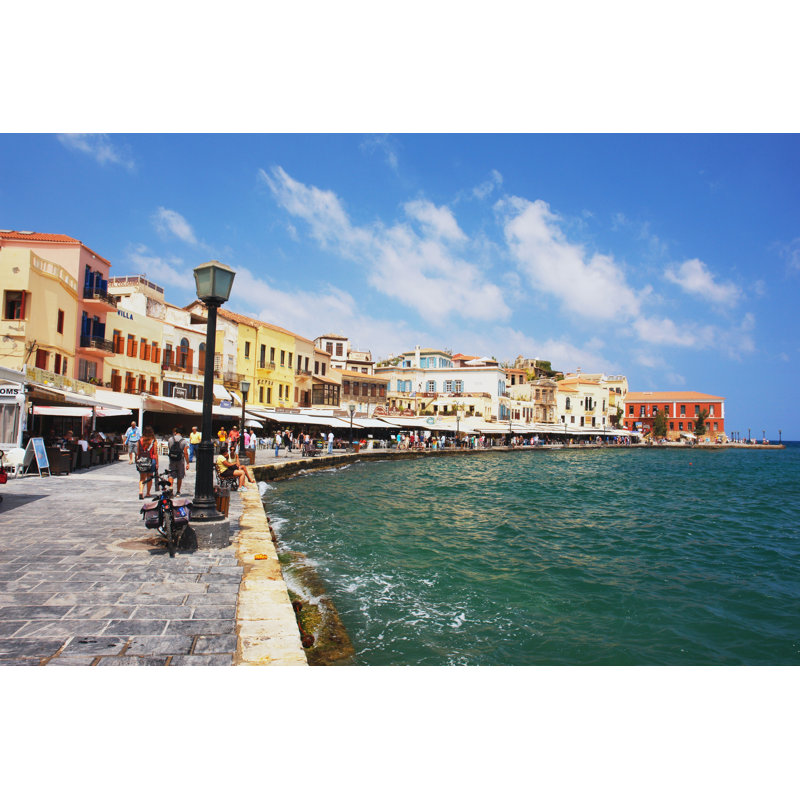 Chania, Crete - Wrapped Canvas Print, 20cm H x 30cm W
