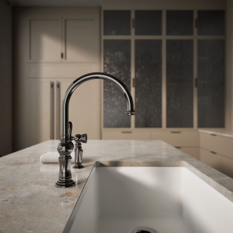 Artifacts® Bar Faucet with Swing Spout and BerrySoft™, MasterClean™, and ProMotion™, Oil-Rubbed Bronze