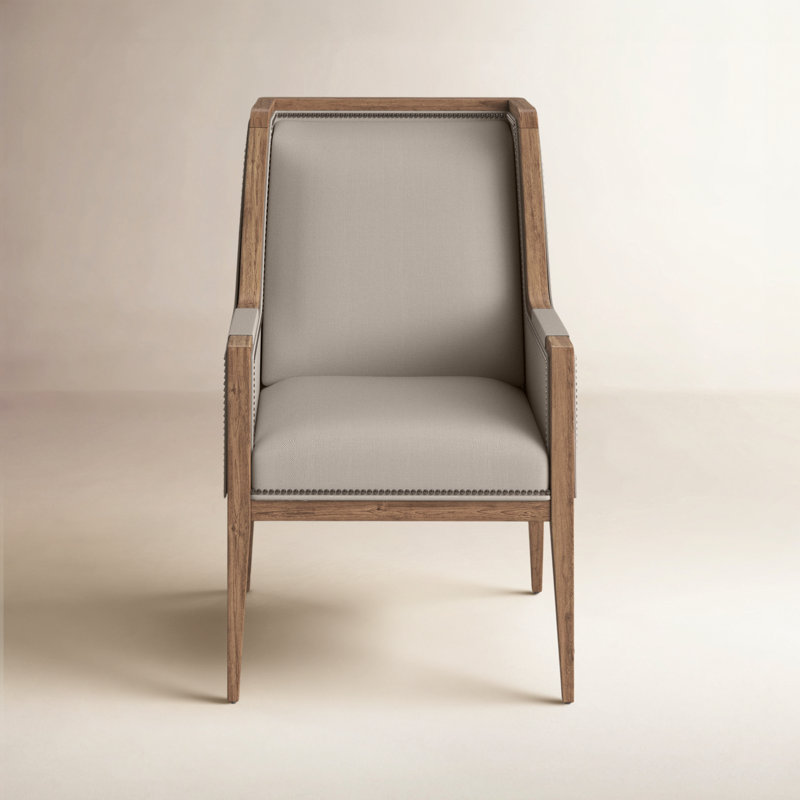 Passage Upholstered Arm Chair in Brown