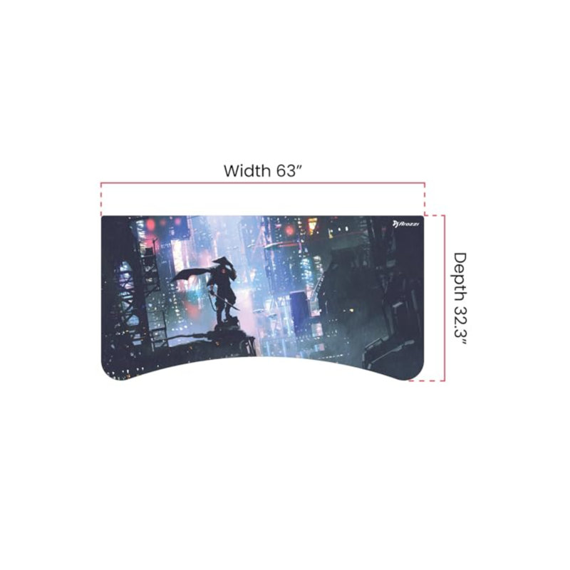  Tapis de souris à surface pleine, interchangeable, résistant à l'eau et lavable avec bords cousus Arena - D020