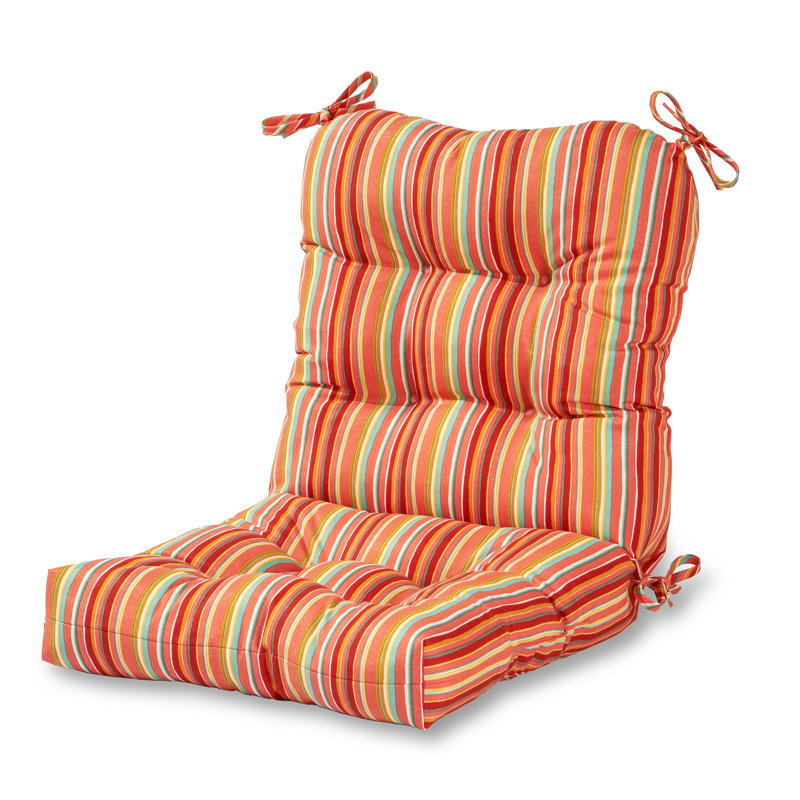 Coussin de chaise d'extérieur Lester, 1, H 21 po x l 21 po x P 21 po, Melon d'eau