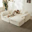 Canapé modulaire désossé de 109 po pour le salon, canapé convertible en forme de L sans siège avec repose-pieds, canapé surdimensionné et confortable surdimensionné en chenille, canapé modulaire 3 places-1397459898