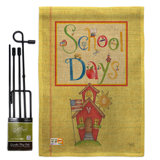 Double Sided 18.5'' H x 13'' W Polyester Flag Set