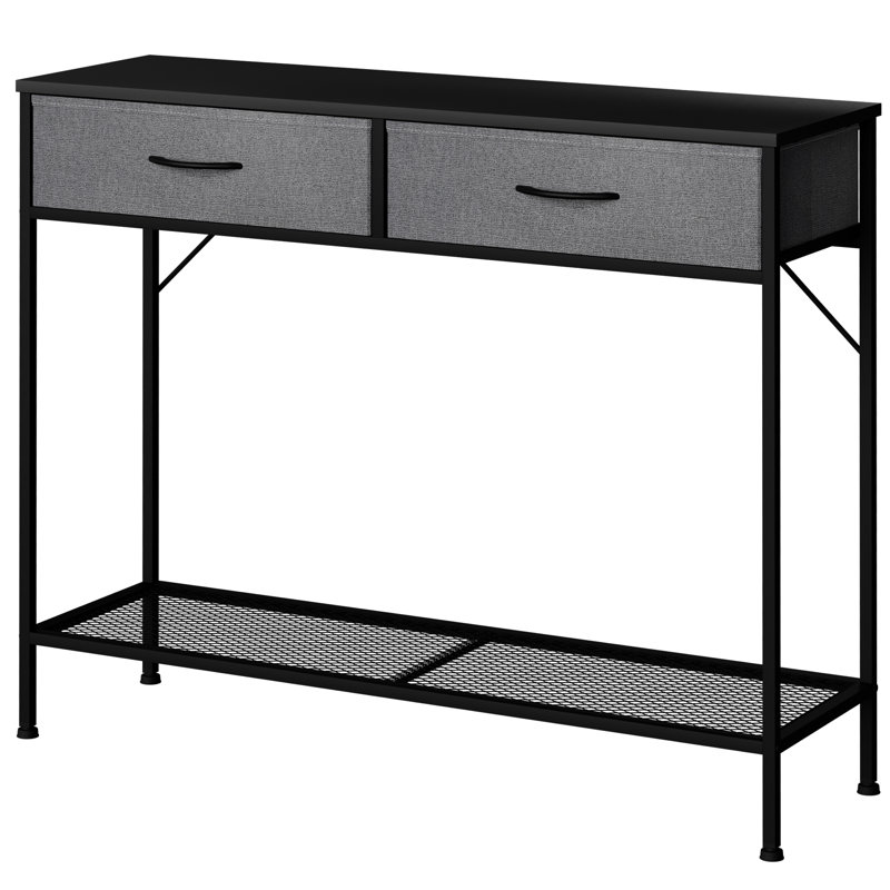 Console Table, Deep Grey