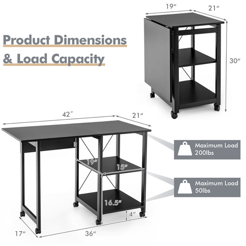Computer Desk, Black