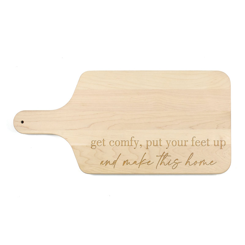 Planche à découper Get Comfy Feet Up Home Paddle, Érable