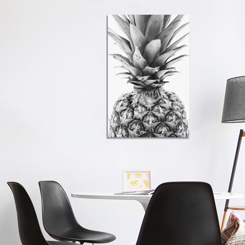Mono Pineapple - Wrapped Canvas Print, 101.6 cm H x 66.04 cm W x 3.175 cm D
