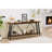 70.9 Inch Extra Long Sofa Table Console Behind Entryway Table Sofa Table With 2 Tier Storage Shelves-311185492