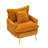 Yellow Corduroy Single 30.31 Inch, Solid Wood + S Spring Seated, Comfortable And Relaxing For Home , Inch - Based Panel, Sitting Experience-435387129