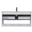 Ensemble de meuble-lavabo mural simple 40 po Kasper-1507883262