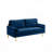 65" Minimalist Velvet Sofa With Metallic-Coloured Legs, Complete With Cushions, Suitable For The Living Room Or Bedroom.-1927389906