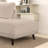Amara Right Sectional Cream Fabric Sofa