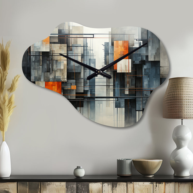 Horloge murale Hardedge, Grand