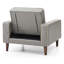 Fauteuil lit contemporain avec accoudoirs