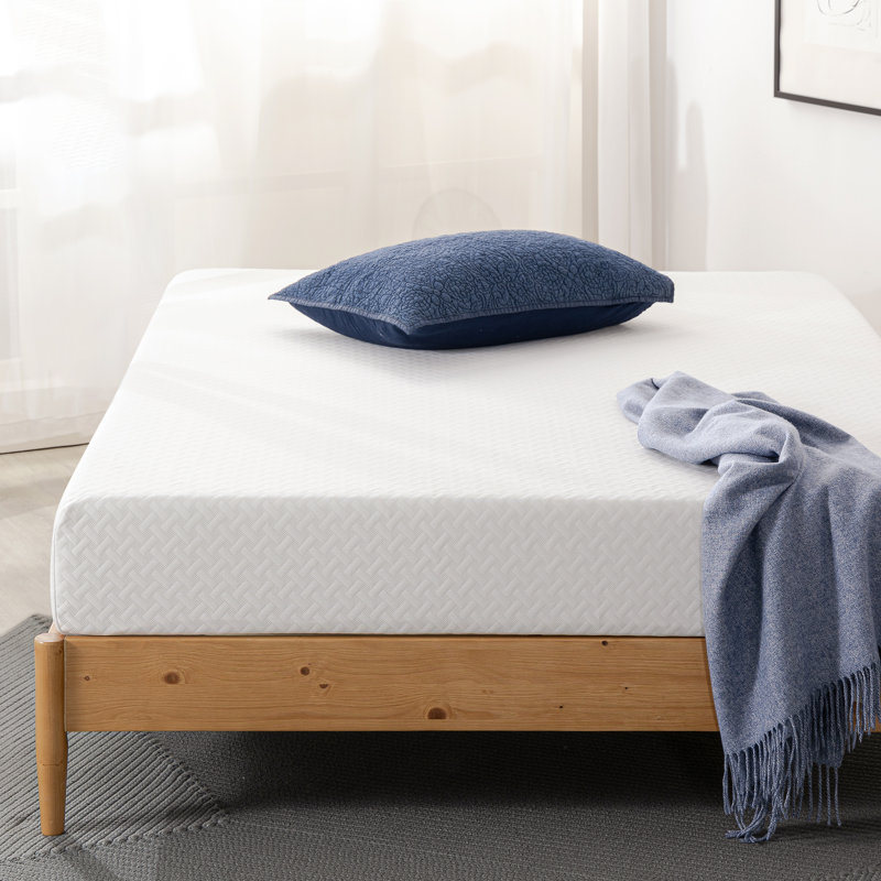 Queen 8'' White Gel Memory Foam Mattress