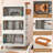 Extra Large Functional Plastic Storage Bins with Wheels-486029369