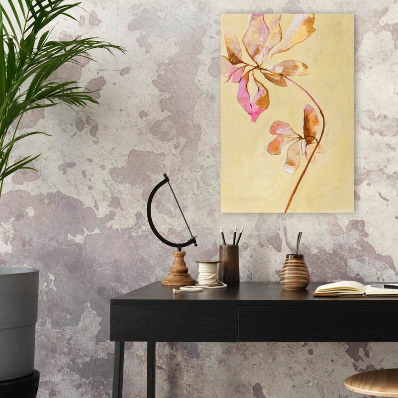 Darling Pink - art floral et nature morte contemporain, H 24 po x l 16 po