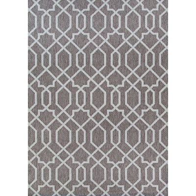 Tapis intérieur/extérieur bleu/brun mer et dunes Schulte