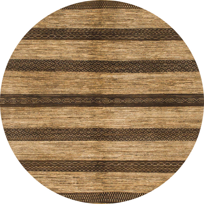 Tapis abstrait moderne 1414, Rond 5 pi
