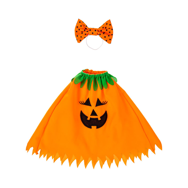 Poncho citrouille, Pumpkin Poncho